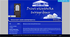 Desktop Screenshot of profil-bud.com.pl