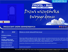 Tablet Screenshot of profil-bud.com.pl